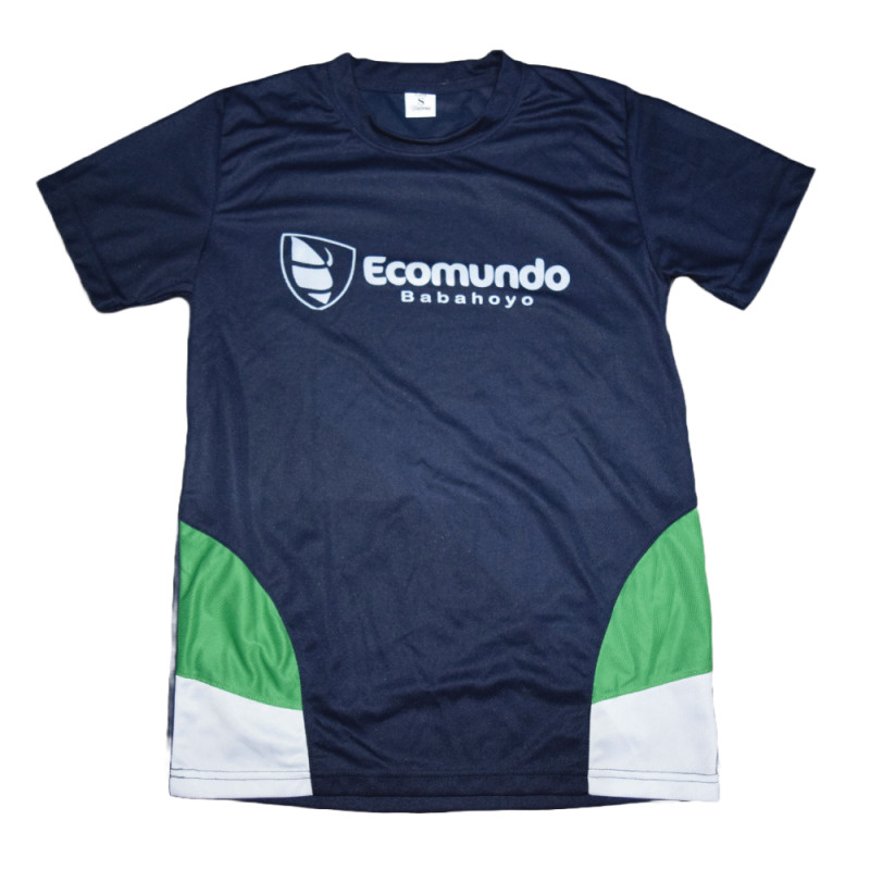 Camiseta de Deporte Ecomundo Babahoyo Matutino Blanca