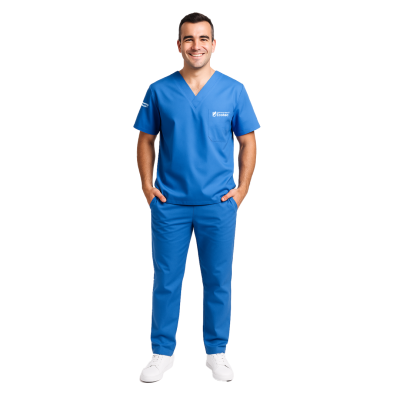 SCRUB CELESTE MEDICINA...