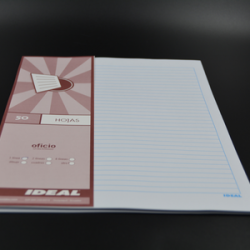 Funda hojas de 1 lIneas T/O...