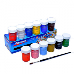 Caja de tempera 6 colores...